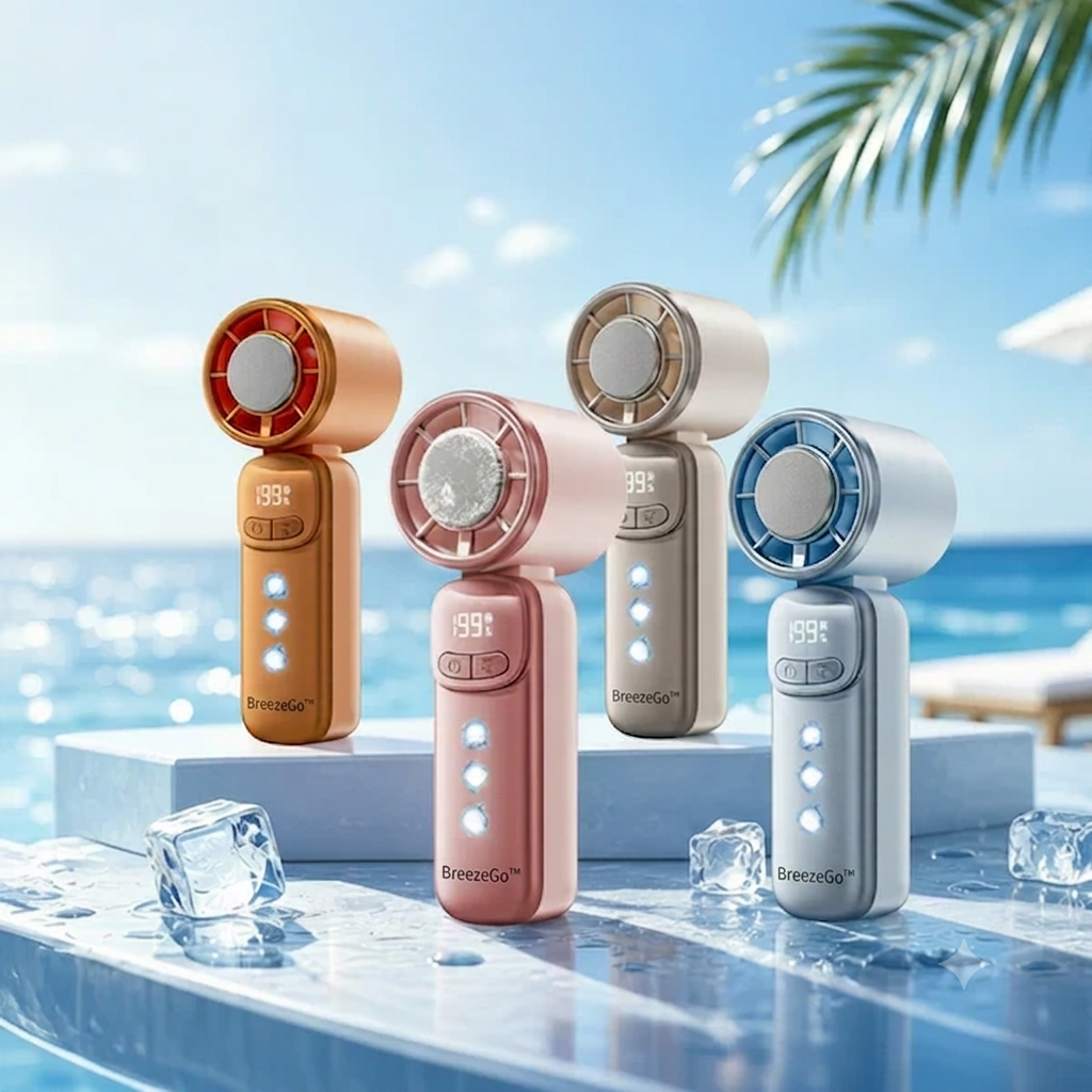 BreezeGo™ Mini Ventilateur de Poche Rafraîchissant