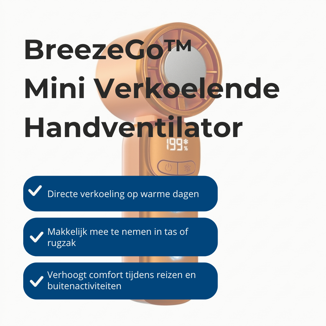 BreezeGo™ Mini Ventilateur de Poche Rafraîchissant