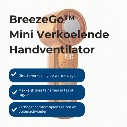BreezeGo™ Mini Ventilateur de Poche Rafraîchissant