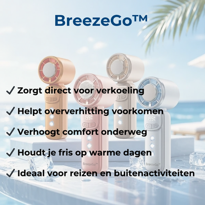 BreezeGo™ Mini Ventilateur de Poche Rafraîchissant