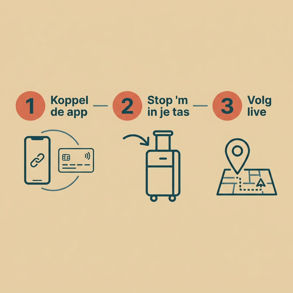 In 3 stappen aan de slag met de Vindero trackingkaart