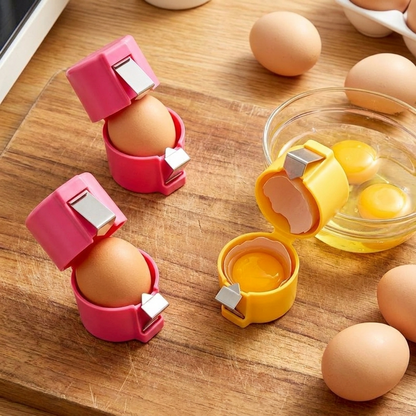 EggClip overhead flatlay met eieren