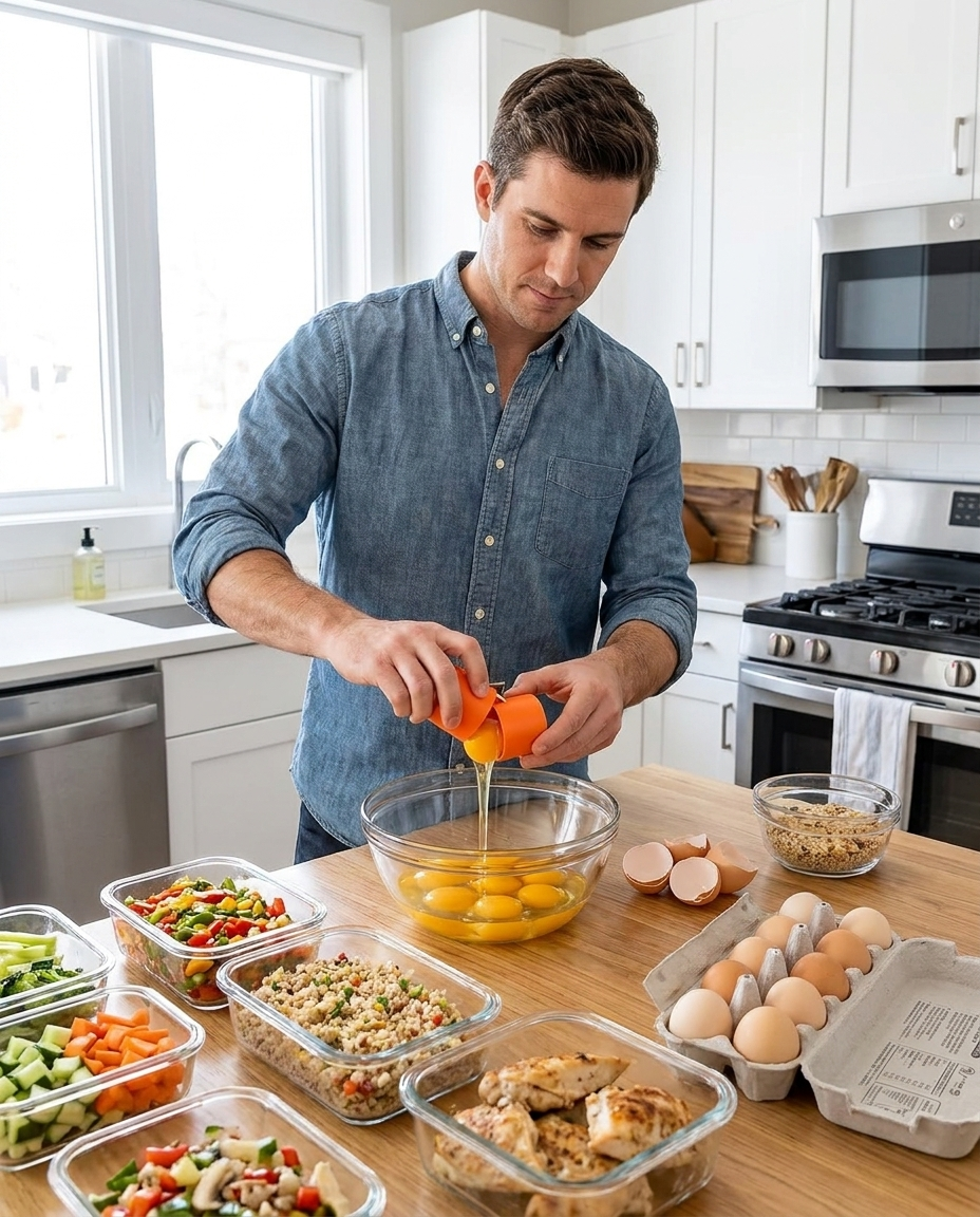 Meal-prep met EggClip