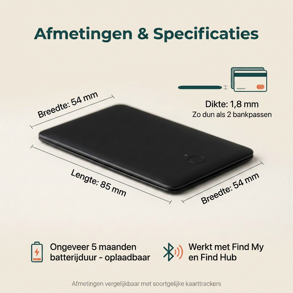Vindero afmetingen en specificaties