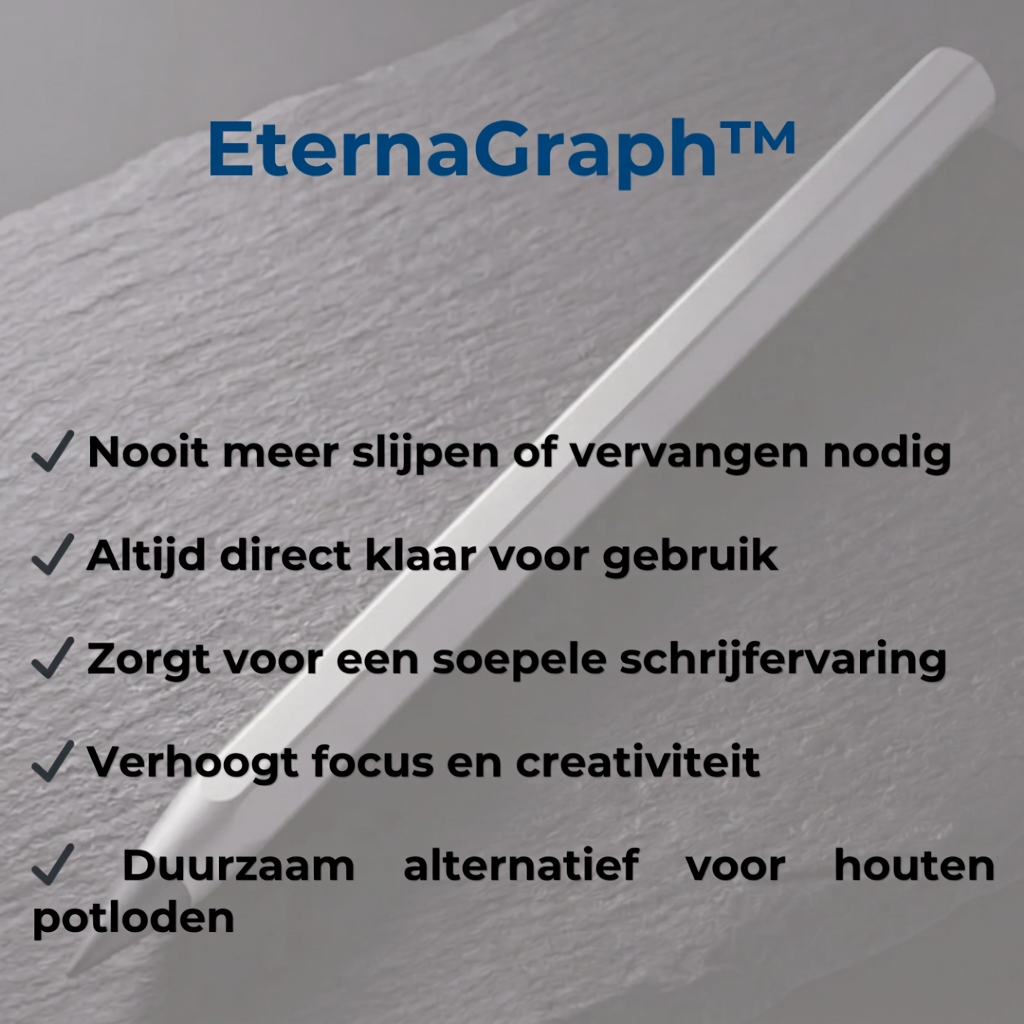 EternaGraph voordelen overzicht wit potlood