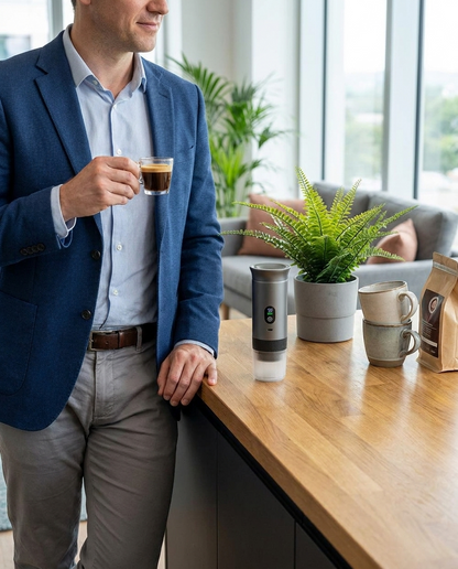 Brendo espressomachine op kantoor