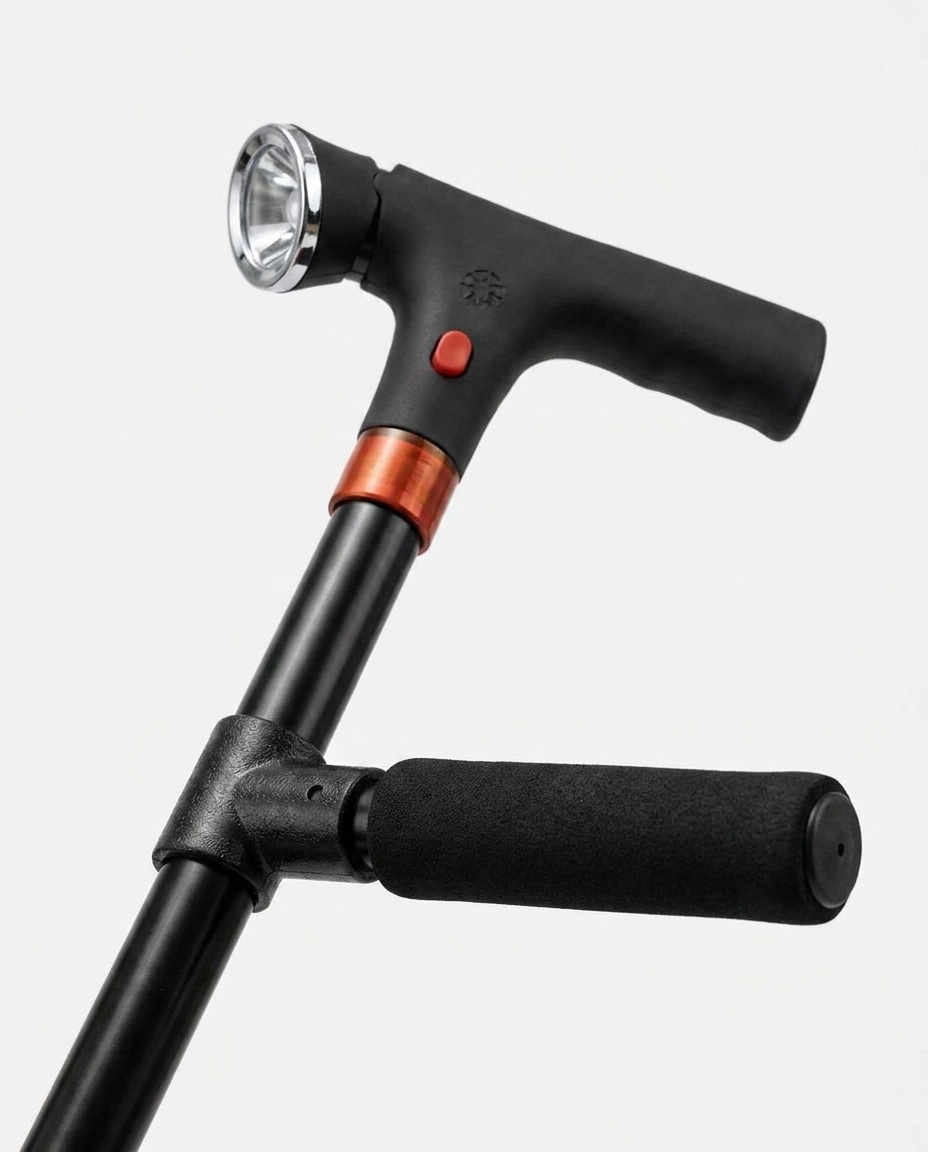 Close-up van het tweede handvat